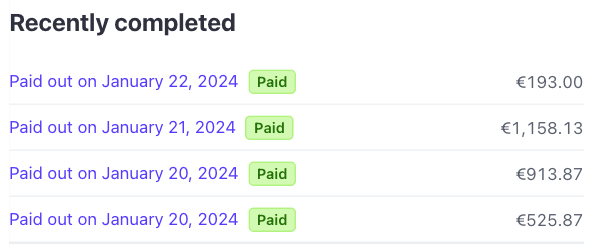 Payments