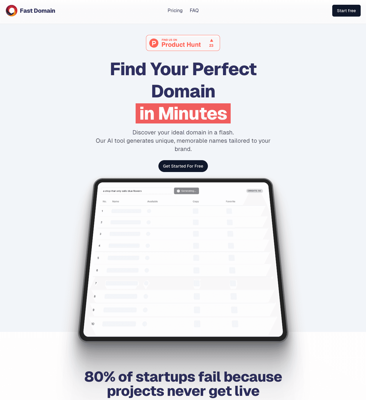 Fast Domain